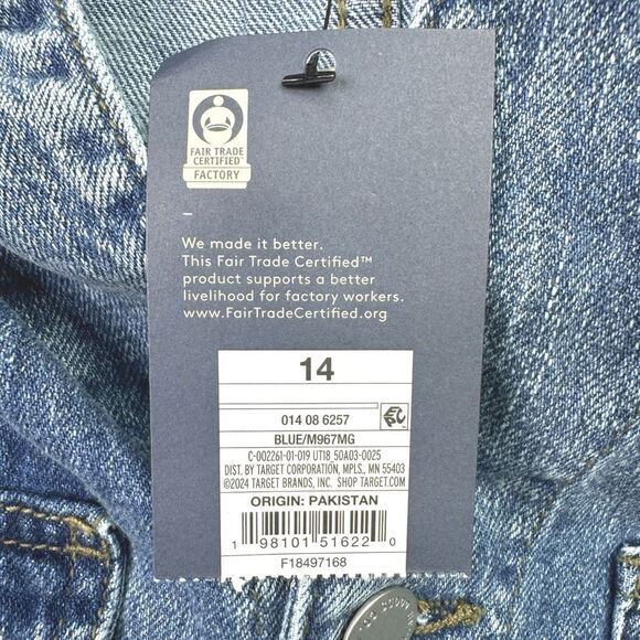 Universal Thread Denim Utility Jumpsuit - Size 14R - Picture 6 of 7